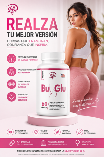 BU-GLU (REFUERZA BUSTO Y GLUTEOS) x 60 CÁPSULAS