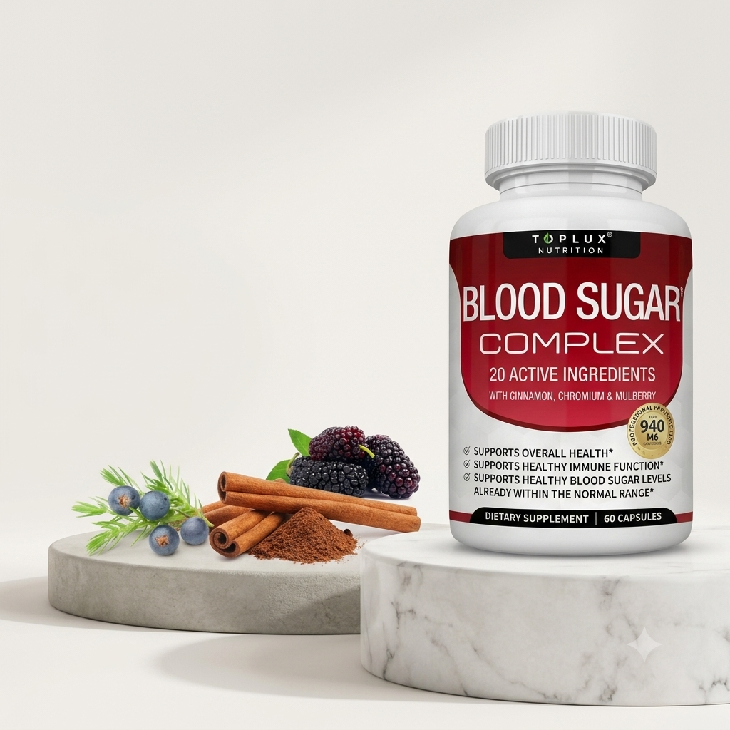 BLOOD SUGAR COMPLEX – SUPLEMENTO PARA EL APOYO DE LA GLUCOSA