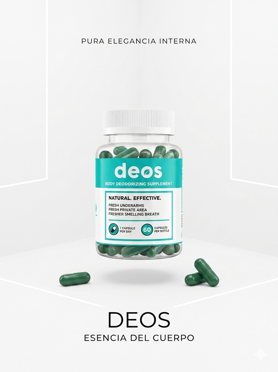 DEOS ORIGINAL Y SELLADO (60 CÁPSULAS) (DESODORANTE NATURAL)