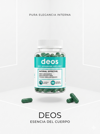DEOS ORIGINAL Y SELLADO (60 CÁPSULAS) (DESODORANTE NATURAL)