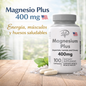 MAGNESIUM PLUS 400mg (ENERGÍA, DESCANSO Y BIENESTAR GENERAL)